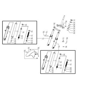 Vordergabel AGILITY CITY 16 4T 125
