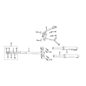 Vorderradgabel Giantco Sprint 4-Takt