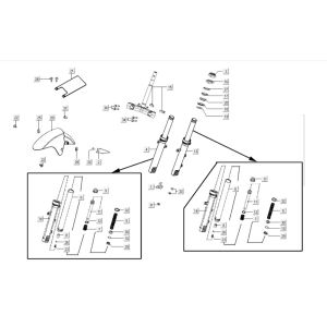 Vordergabel Kymco Agility City 16 200i