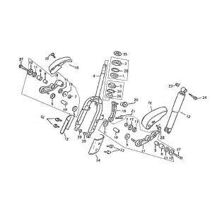 Vorderradgabel Pronto Amaro 125cc