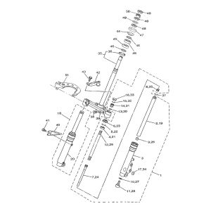 Vorderradgabel Yamaha Neo's 2-Takt (2003 bis 2008)
