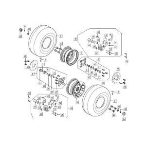 Vorderrad Kymco MXU 300R