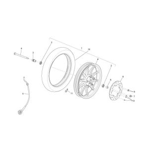 Vorderrad Piaggio Liberty 4-Takt