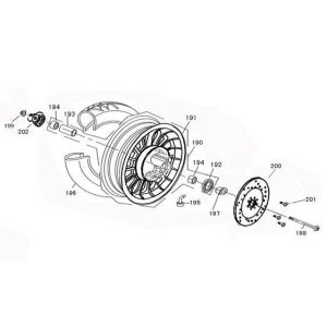 Vorderrad BTC Legend braun