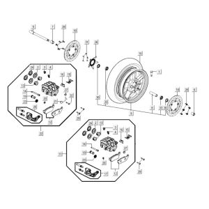 Vorderrad Kymco Myroad 700i