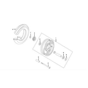 Vorderrad Rover Fun 4-Takt