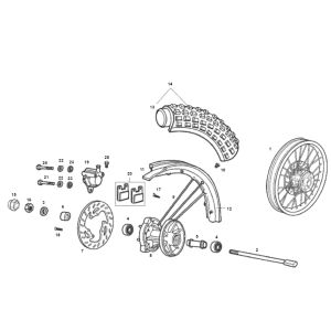 Vorderrad SENDA R X-TREME 2007 E2 3ED