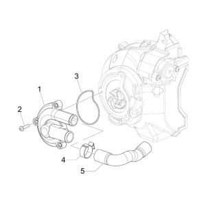 Gilera Runner 200cc VXR 4-Takt-Wasserpumpe 2006