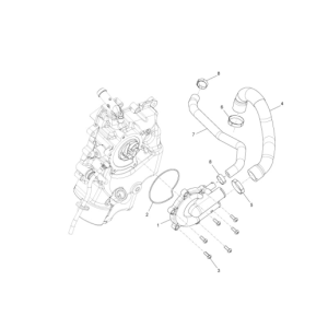 Wasserpumpe MP3 500 LT Sport 2014-2016