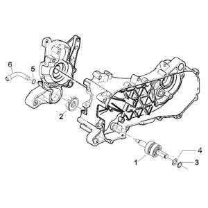 Wasserpumpe Piaggio Zip 50 SP 2006-2013