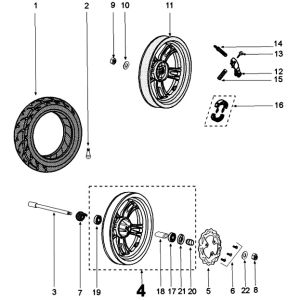 Räder Peugeot Kisbee euro4