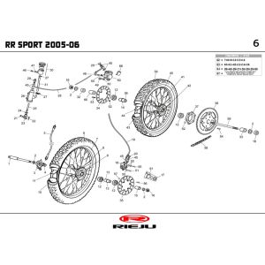 Räder Rieju RR sports schwarz 2005 2-Takt