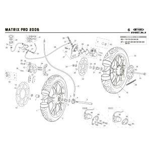 Räder Rieju Rs2 pro grün 2009 2-Takt