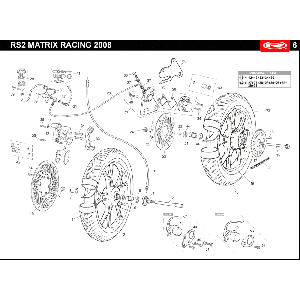 Räder Rieju Rs2 racing schwarz 2010 2-Takt
