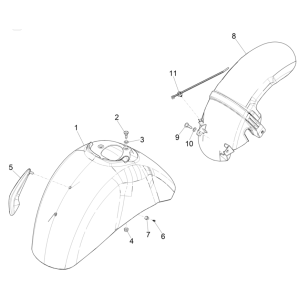Radraum - Vespa GTS 125 4T E5 ABS 2021 Fender (EMEA)