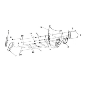 Wind screen Sym Joymax Z 125 E4