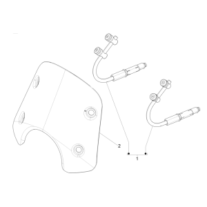 Windschutzscheibe - Windows Vespa GTS 125 4T E5 ABS 2021 (EMEA)