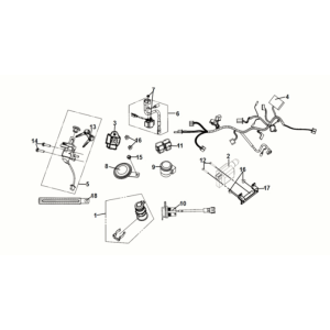 Sym Symphony ST 50 E5 Kabelbaum