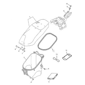 Sattel Buddy Box Yamaha Neos 2-Takt (2003 bis 2008)
