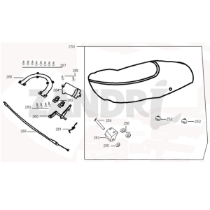 Sattel-Buddyseat BTC Riva Sport bronze