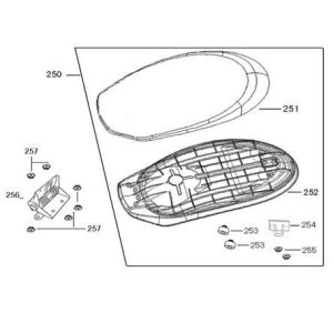 Sattel AGM Joy braun