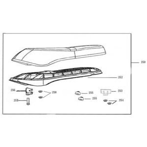 Sattel China R8 weiß