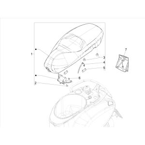 Sattel Vespa Electric 25/MH SCH E5 2021 (EMEA)