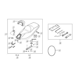 Sattel Kymco Xciting 500i