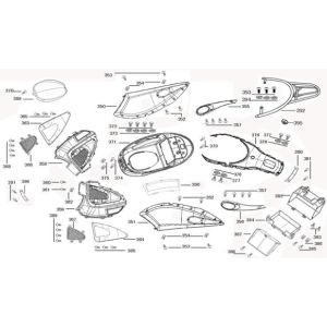 Seitenmittelkappen AGM Joy braun