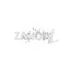 Seitenständer Santini San Remo blau