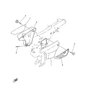 Zijkappen Yamaha FS1