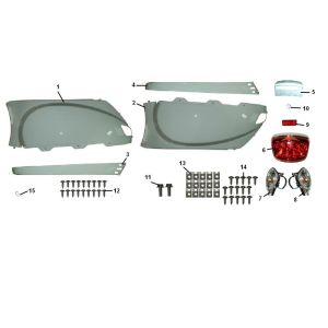 Seitenverkleidung Edwards Tomorrow VX50S 4-Takt