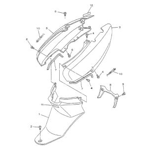 Seitenverkleidung Yamaha Neos 2-Takt (2003 bis 2008)