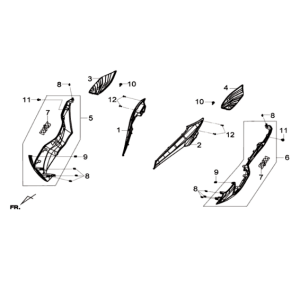 Beschichtung 2 Sym Joymax 125I ABS Silber (S-7S)