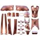 Verkleidung set AGM VX(S) / BTC Riva(S) / GTS Toscana / Senzo Rivalux Roségold 21-teilig