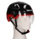 Speed Pedelec Vito E-Light-Helm mit glänzendem schwarz/rotem Visier