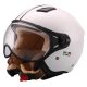 Vito Moda Weißer glänzender Helm