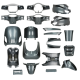 Verkleidungsset AGM VX(S) / BTC Riva(S) / GTS Toscana / Senzo Rivalux grau 21-teilig