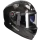 Integralhelm LS2 Vector II Carbon Solid FF811 schwarz