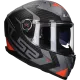 Integralhelm LS2 Vector II Splitter FF811 matt-titan / rot