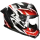 Integralhelm LS2 Rapid III Xtrem FF820 weiß / schwarz / rot