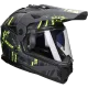 Adventurehelm LS2 Pioneer II Crazy MX702 mattschwarz / fluorgelb
