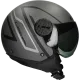Jethelm LS2 Sphere Lux II Minim OF558 mattschwarz / grau