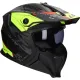 Jethelm LS2 Drifter Devor OF606 mattschwarz / fluorgelb