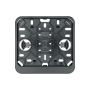 Kenzeichenhälter horizontal schwarz 15 cm Breite x 13 cm Höhe Innenmaße
