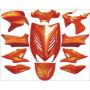 Verkleidungssatz Yamaha Aerox / MBK Nitro Orange (bis 2013) 11-teilig