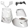Verkleidungskit SP-Look Piaggio Zip 2000→50cc 2/4-Takt Glanzweiß 5-teilig