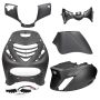 Verkleidungskit SP-Look Piaggio Zip 2000→50cc 2/4-Takt matt anthrazit LED-Beleuchtung DMP 6-tlg