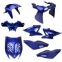 Verkleidungskit Yamaha Aerox ←2012 (YQ50/L/2-Takt)/MBK Nitro metallic blau 8-teilig