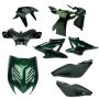 Verkleidungskit Yamaha Aerox ←2012 (YQ50/L/2-Takt)/MBK Nitro Jaguar grün 8-teilig